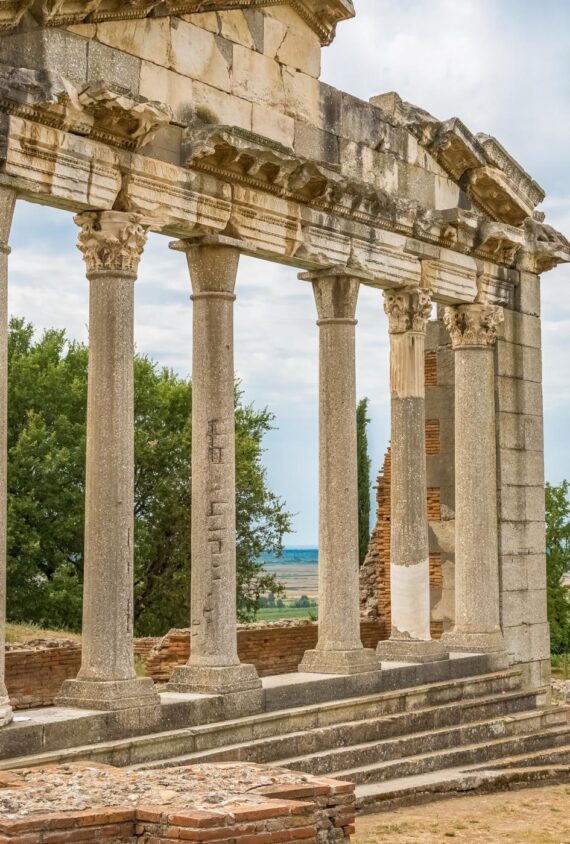 De oude stad Apollonia.