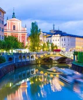 Ljubljana, de hoofdstad van Slovenië