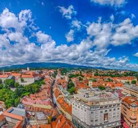Zagreb, hoofdstad van Kroatië