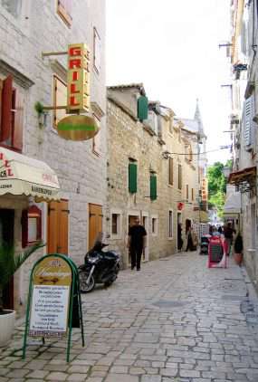 De stad Trogir, Kroatië