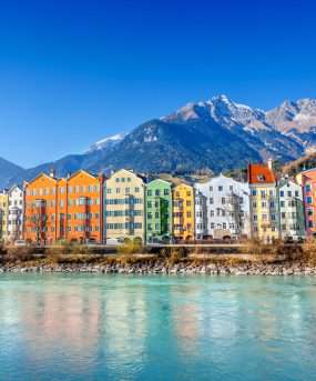 De binnenstad van Innsbruck